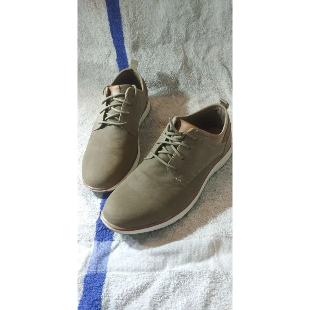 Sonoma Men’s Tan Oxford Shoes – Size 8, Casual Comfort